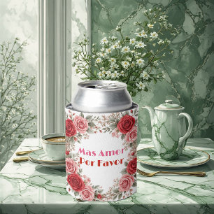 Enfriador De Latas Marco de rosa más amor por favor cita romántica es