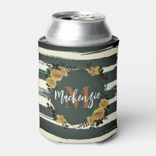 Enfriador De Latas Marco floral vintage