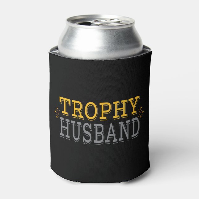 Enfriador De Latas Marido Trofeo (Lata Anverso)