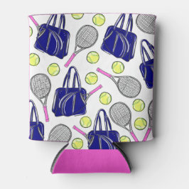 Enfriador De Latas Marina de Tenis de Preppy