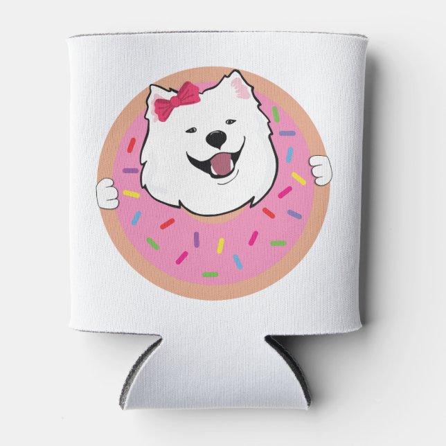 Enfriador De Latas Marioneta samoyed (Anverso)