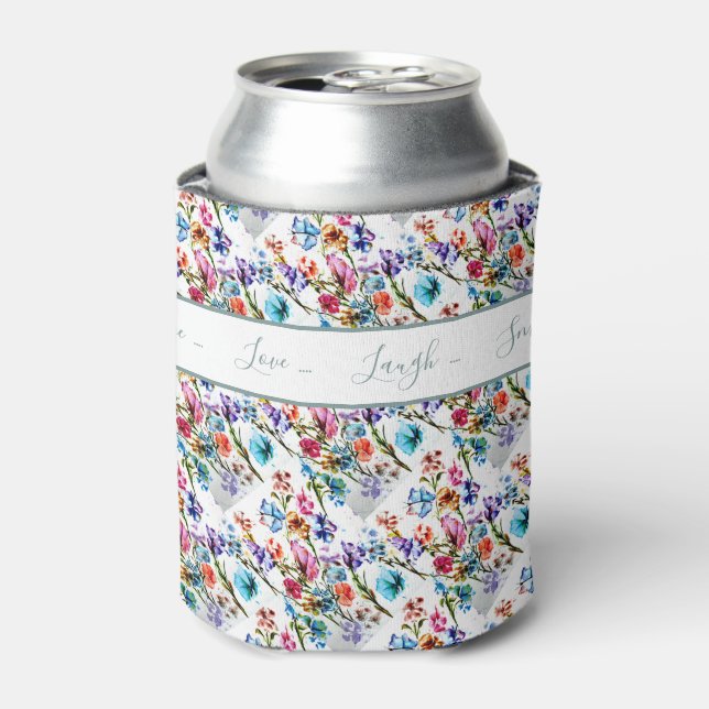 Enfriador De Latas Mariposas acuarelas singulares (Lata Anverso)