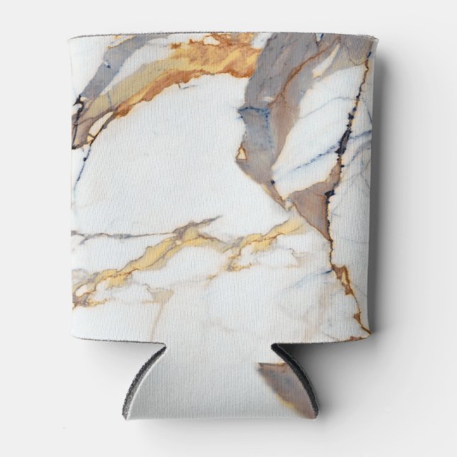 Enfriador De Latas Mármol de lujo: Textura italiana de oro (Anverso)