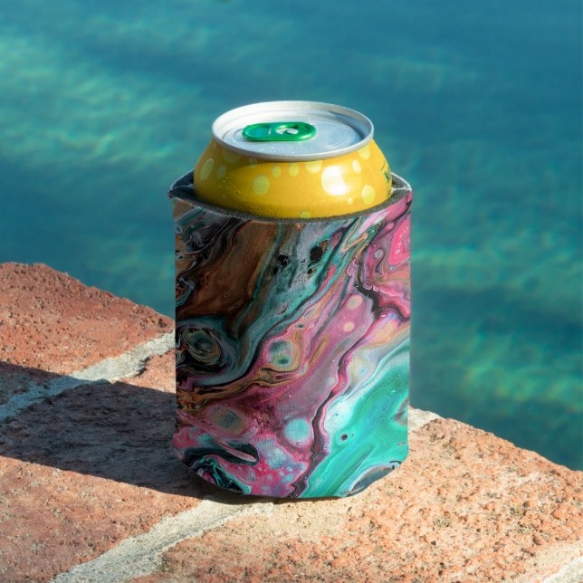Enfriador De Latas Mármol rosa y verde (Piscina in situ)