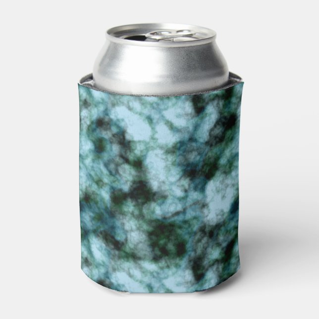 Enfriador De Latas Mármol verde azul (Lata Anverso)
