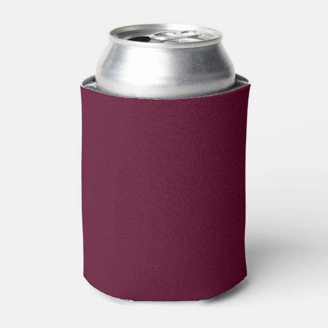 Enfriador De Latas Maroon simple minimalista (Lata Anverso)