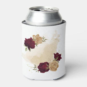 Enfriador De Latas Marron verde beige dorado botánico