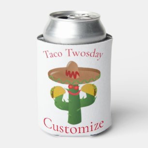 Enfriador De Latas Martes Taco Saguaro Cactus Thunder_Cove