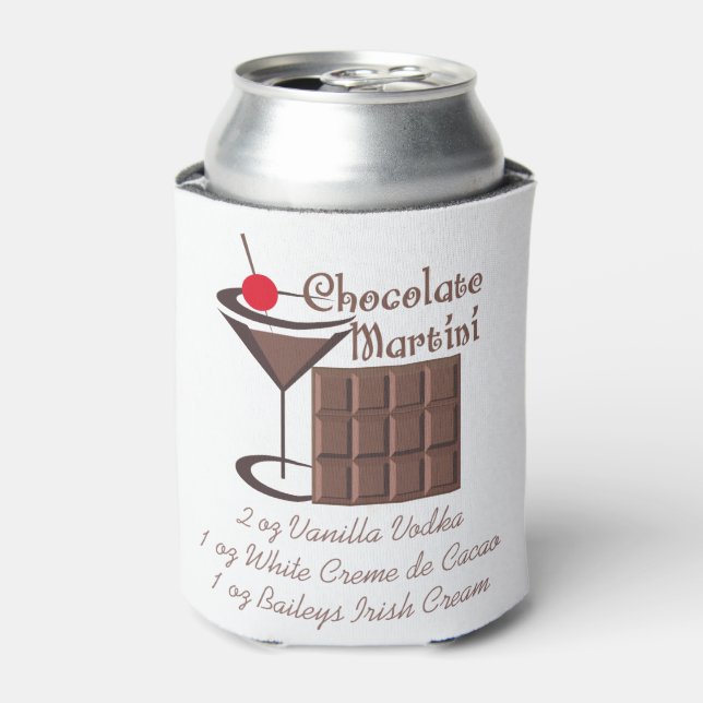 Enfriador De Latas Martini de chocolate (Lata Anverso)