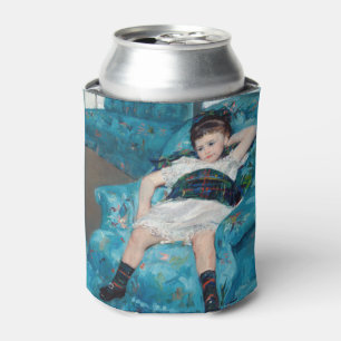 Enfriador De Latas Mary Cassatt - Niña pequeña en un sillón azul