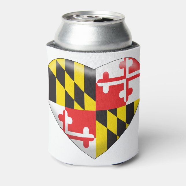 Enfriador De Latas Maryland Heart (Reverso de la lata)
