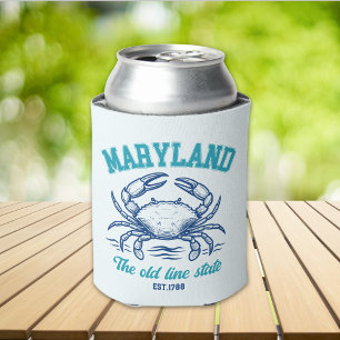 Enfriador De Latas Maryland Old Line State Crab Can Cooler
