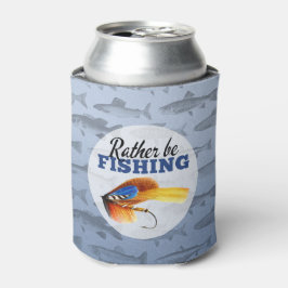 Enfriador De Latas Más bien ser Personalizado pescador