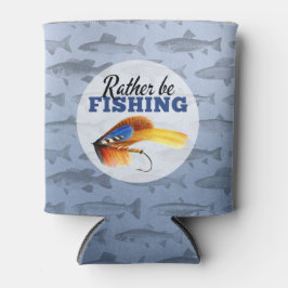 Enfriador De Latas Más bien ser Personalizado pescador