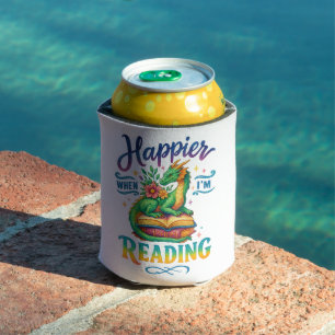 Enfriador De Latas Más feliz cuando estoy leyendo