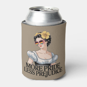 Enfriador De Latas Más Orgullo Menos Prejuicio LGBTQ Orgulloso Aliado