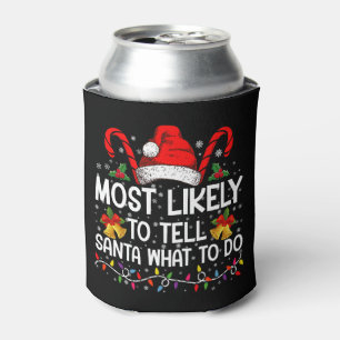 Enfriador De Latas Más Probable De Decirle A Santa Qué Hacer Pareo De