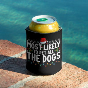 Enfriador De Latas Más Probable Que Acaricie a Todos los Perros Navid