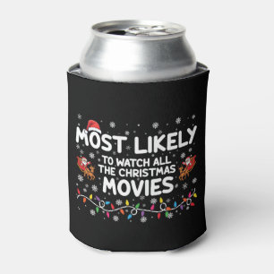 Enfriador De Latas Más Probable Que Vea Todas Las Películas De Navida