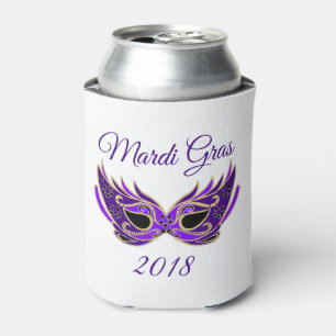 Enfriador De Latas Máscara de Mardi Gras 2018