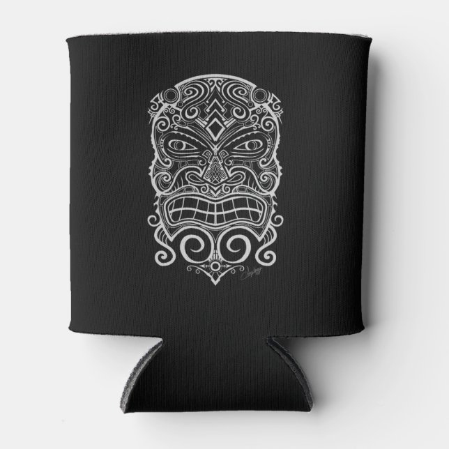 Enfriador De Latas Máscara de Tiki (Anverso)