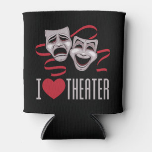 Enfriador De Latas Máscaras de Comedia y Tragedia del Teatro que Amo