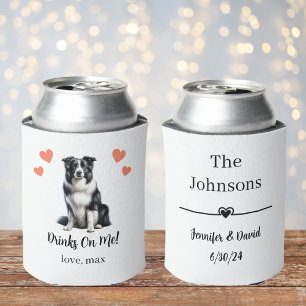 Enfriador De Latas Mascota Boda Refrigerador de bebidas