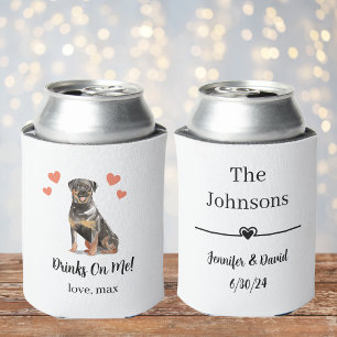 Enfriador De Latas Mascota Boda Refrigerador de bebidas