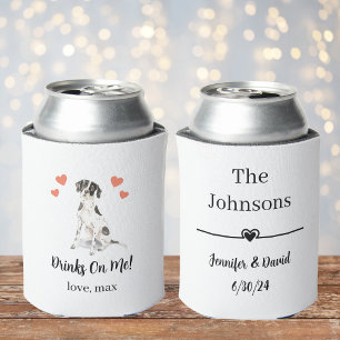 Enfriador De Latas Mascota Boda Refrigerador de bebidas