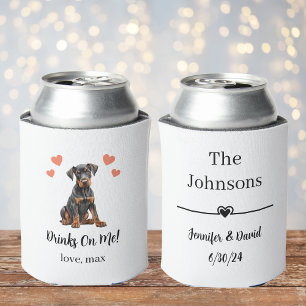 Enfriador De Latas Mascota Boda Refrigerador de bebidas