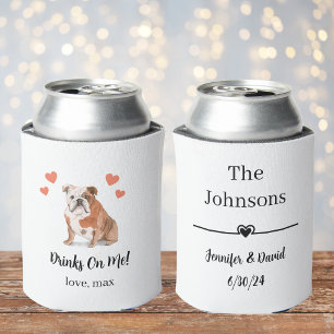 Enfriador De Latas Mascota Boda Refrigerador de bebidas