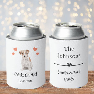 Enfriador De Latas Mascota Boda Refrigerador de bebidas