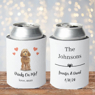 Enfriador De Latas Mascota Boda Refrigerador de bebidas
