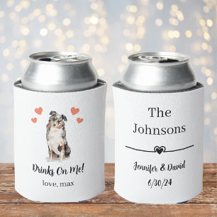 Enfriador De Latas Mascota Boda Refrigerador de bebidas