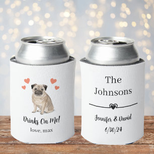 Enfriador De Latas Mascota Boda Refrigerador de bebidas