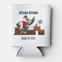 Mascota Deportiva Fútbol Atlas Stork Marruecos 202