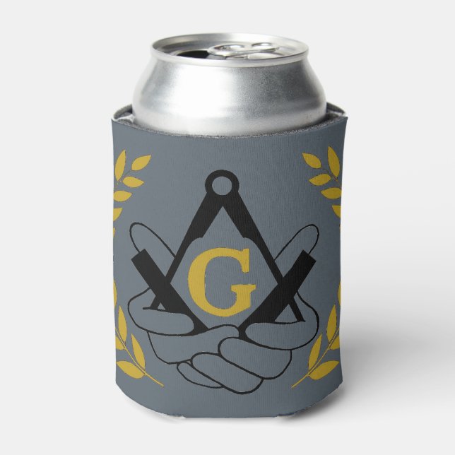 Enfriador De Latas Masonic Can Koozy (Lata Anverso)