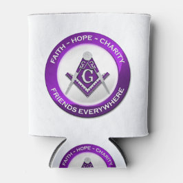 Enfriador De Latas Masonic Cooler Purple