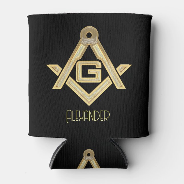 Enfriador De Latas Masonic Golden Rush (Anverso)
