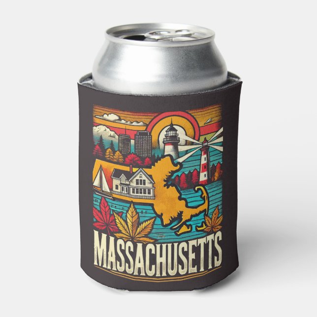 Enfriador De Latas Massachusetts (Lata Anverso)