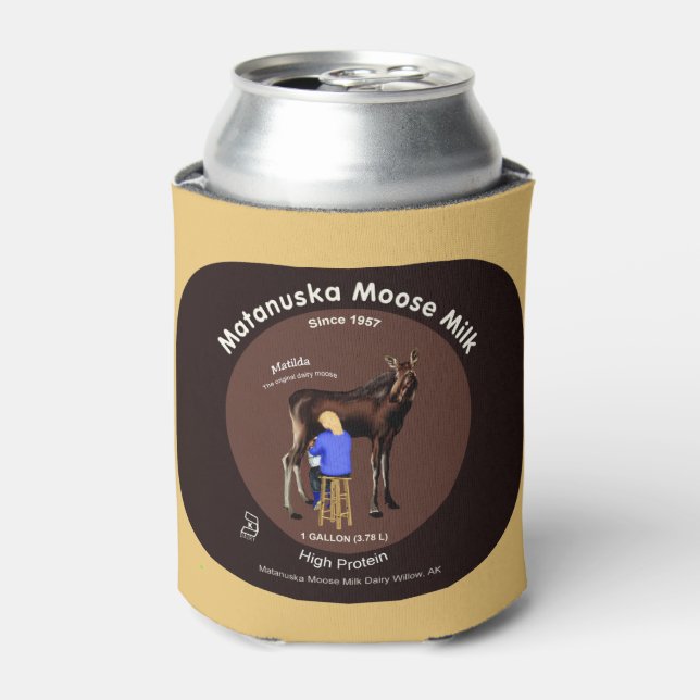 Enfriador De Latas Matanuska Moose Milk (Lata Anverso)
