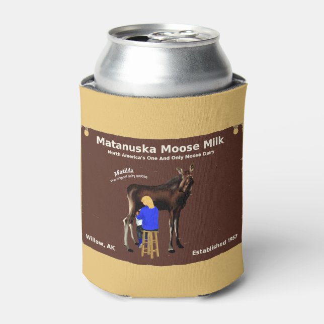 Enfriador De Latas Matanuska Moose Milk (Lata Anverso)