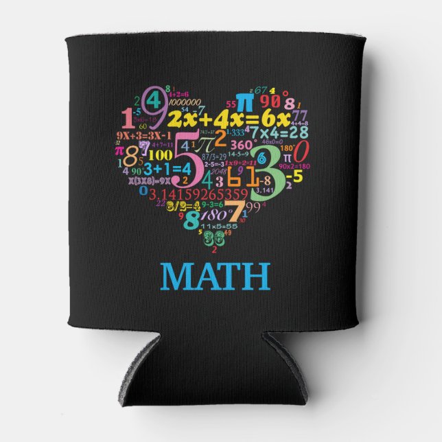 Enfriador De Latas Matemáticas del Corazón (Anverso)