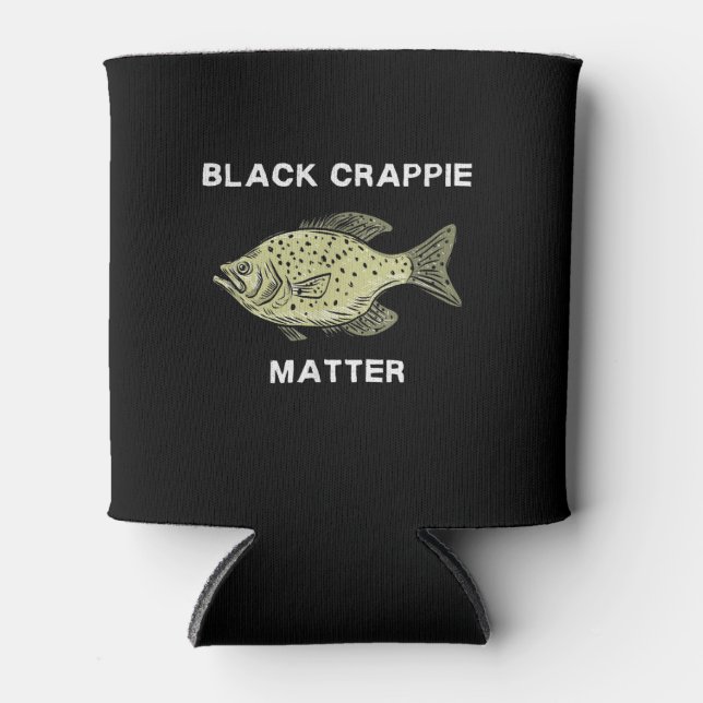 Enfriador De Latas Materia de crappie negra Pesca de rappie (Anverso)