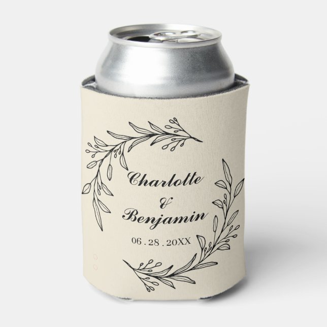 Enfriador De Latas Matrimonio personalizado ruso (Lata Anverso)