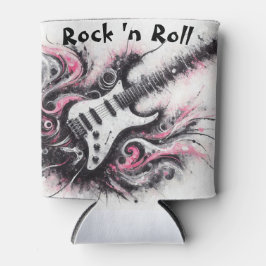 Enfriador De Latas Me encanta la pintura de guitarra eléctrica Rock N