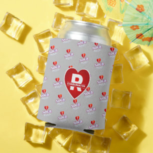 ENFRIADOR DE LATAS ME ENCANTA SOCA EN GRIS