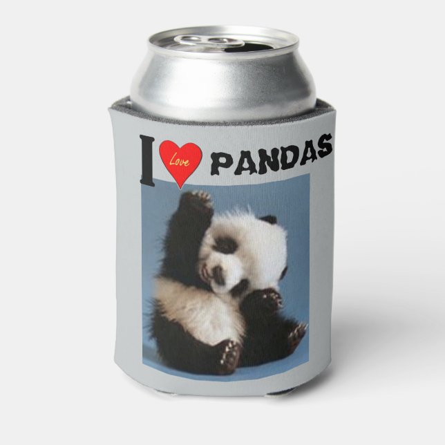 ENFRIADOR DE LATAS ME ENCANTAN LOS PANDAS (Reverso de la lata)