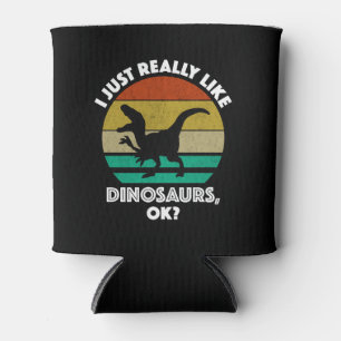 Enfriador De Latas Me Gustan Los Dinosaurios, ¿OK?