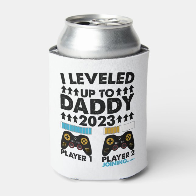 Enfriador De Latas Me Levanté Hasta Papi 2023 Pronto Para Ser Papá (Lata Anverso)